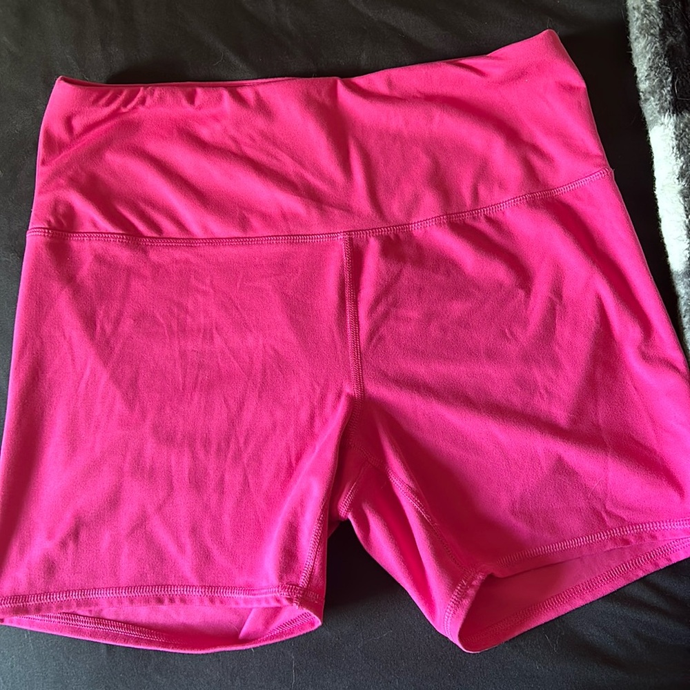 RBX biker shorts in hot pink